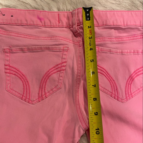 Hollister pink pants … beautiful.. size 25 - size 1 - Picture 8 of 10